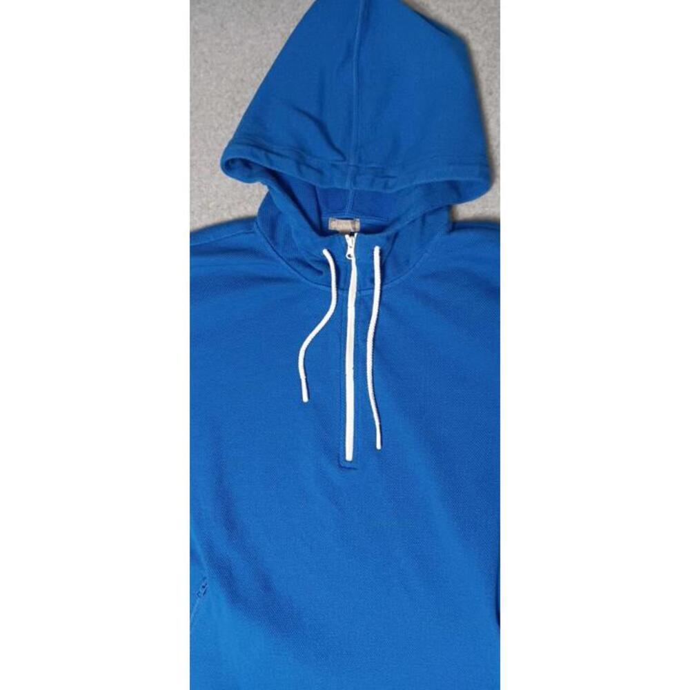 T By Talbots Pullover Hoodie Jacket Womens Size M Blue Half Zip Up Zippered... - Picture 4 of 11